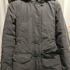 Black Canada Goose Parka XXS